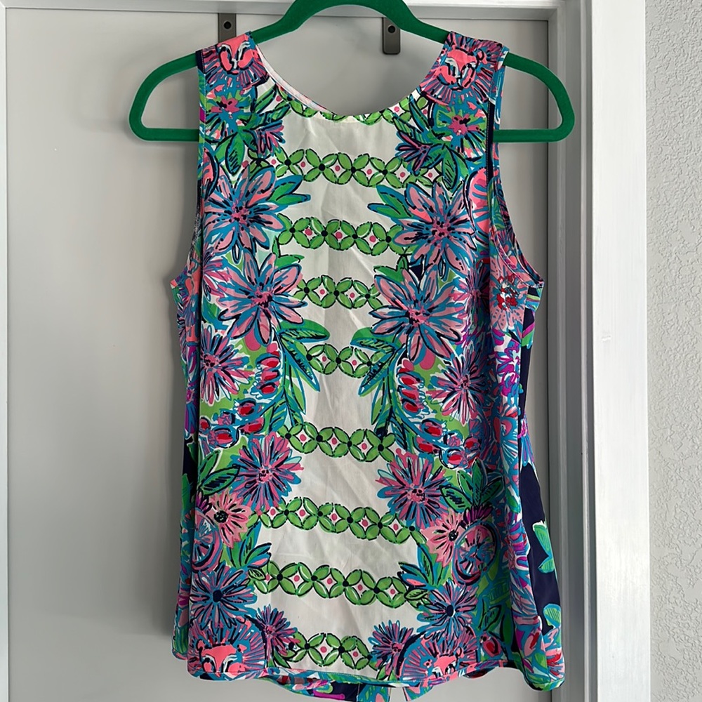 Lily Pulitzer, size medium, silk printed tank